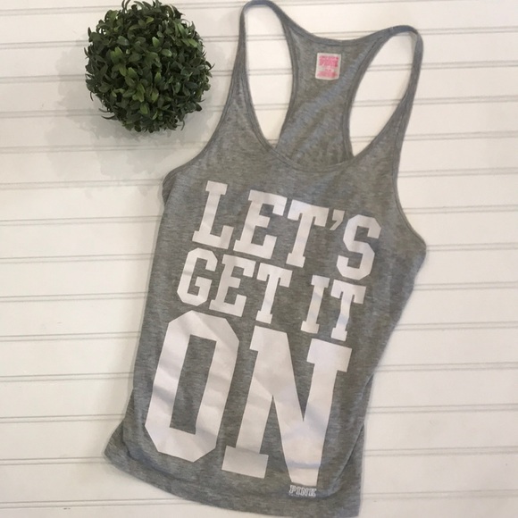 PINK Victoria's Secret Tops - 💗 PINK VS Tank Gray